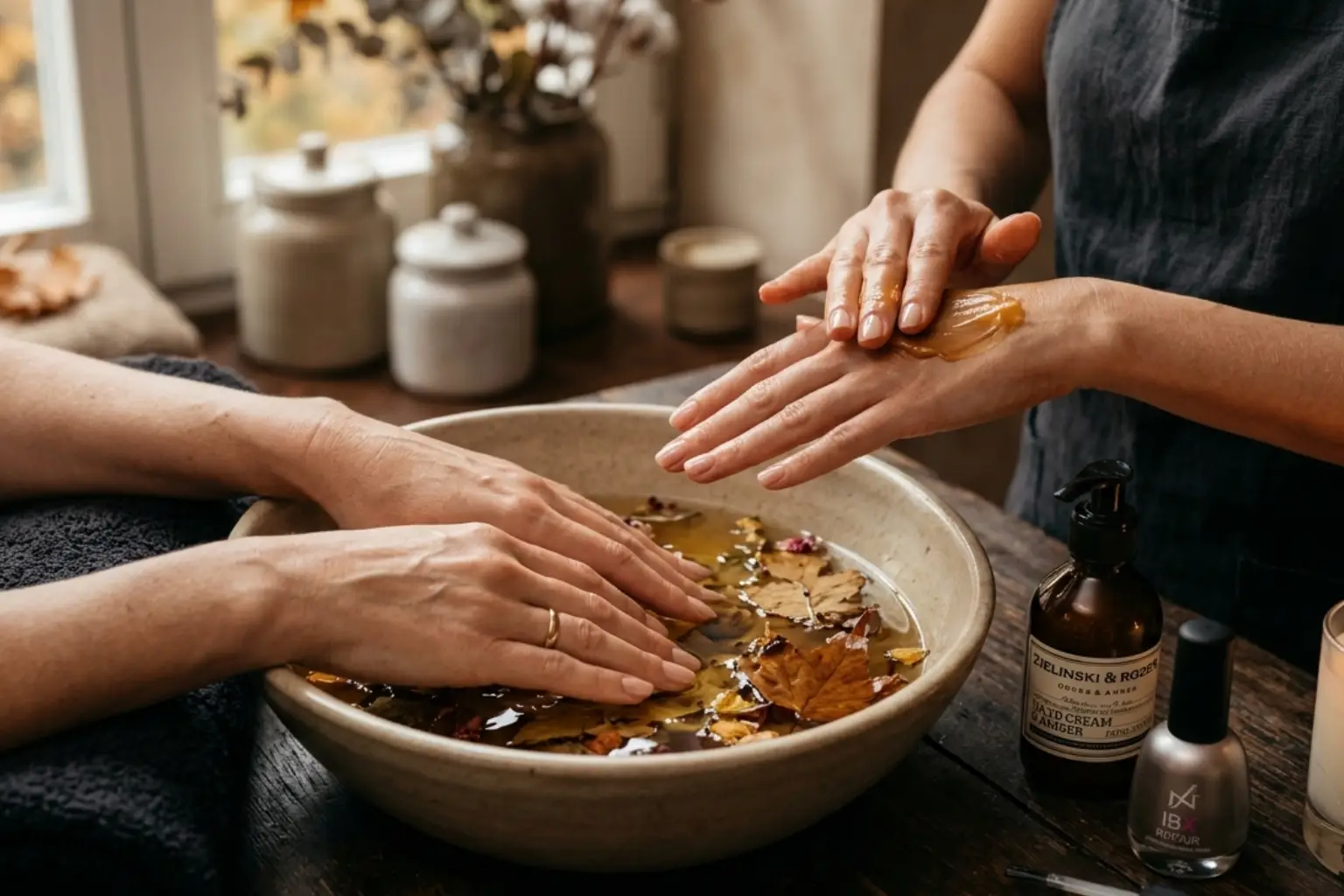 SPA-уход за руками осенью: комплексное восстановление кожи и защита маникюра