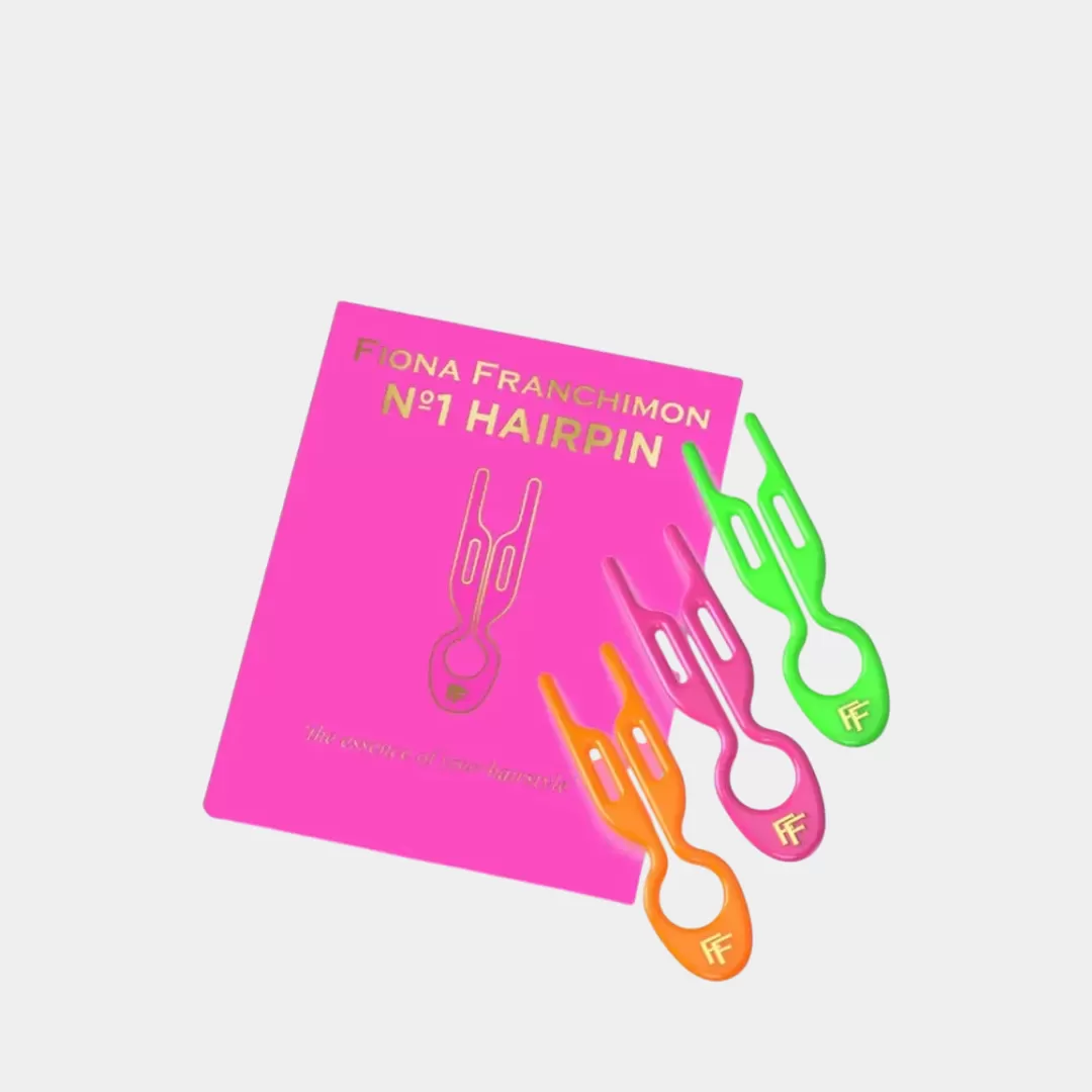 Коллекционный набор шпилек No1 Hairpin IBIZA Collection (малиновая, оранжевая, зеленая)