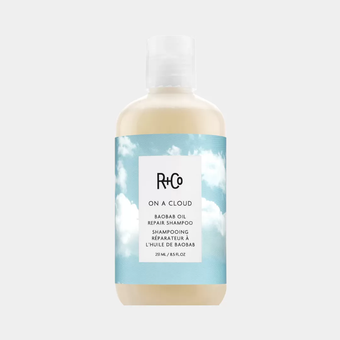 R+Co on a cloud baobab oil repair shampoo Шампунь для восстановления волос