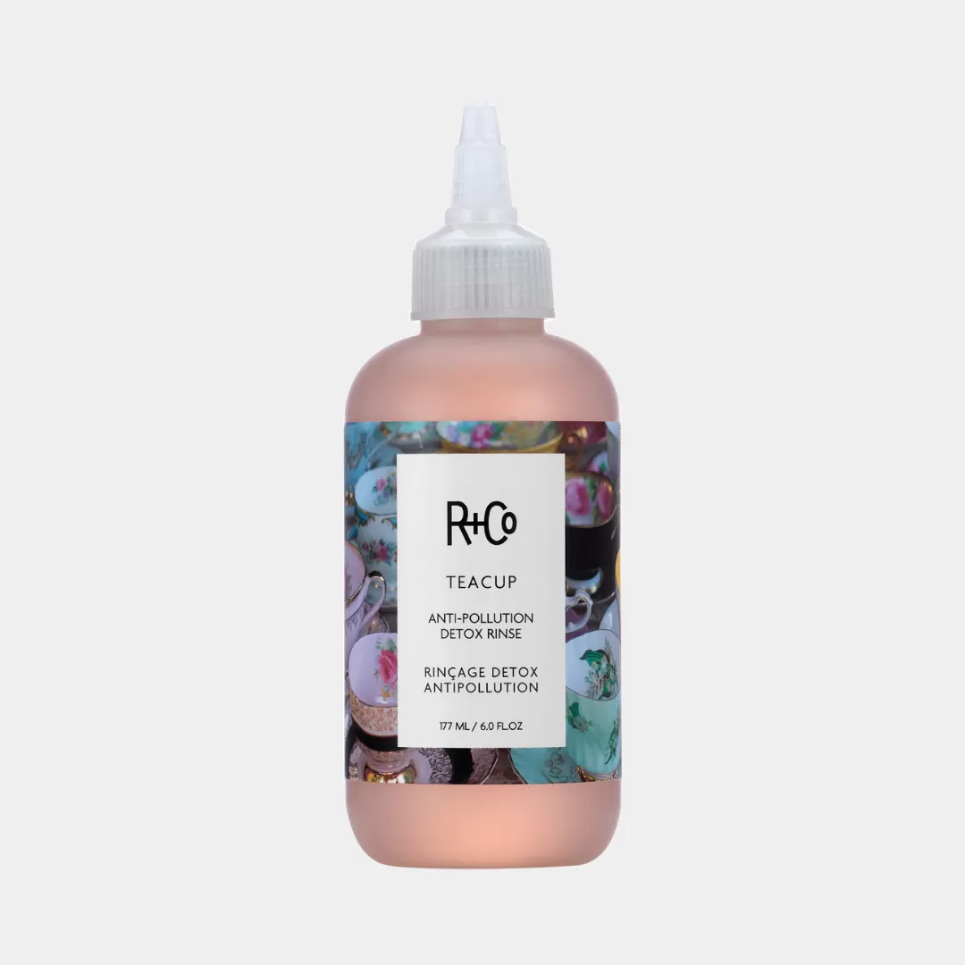 R+Co teacup peacholine + kombucha detox rinse Детокс кондиционер