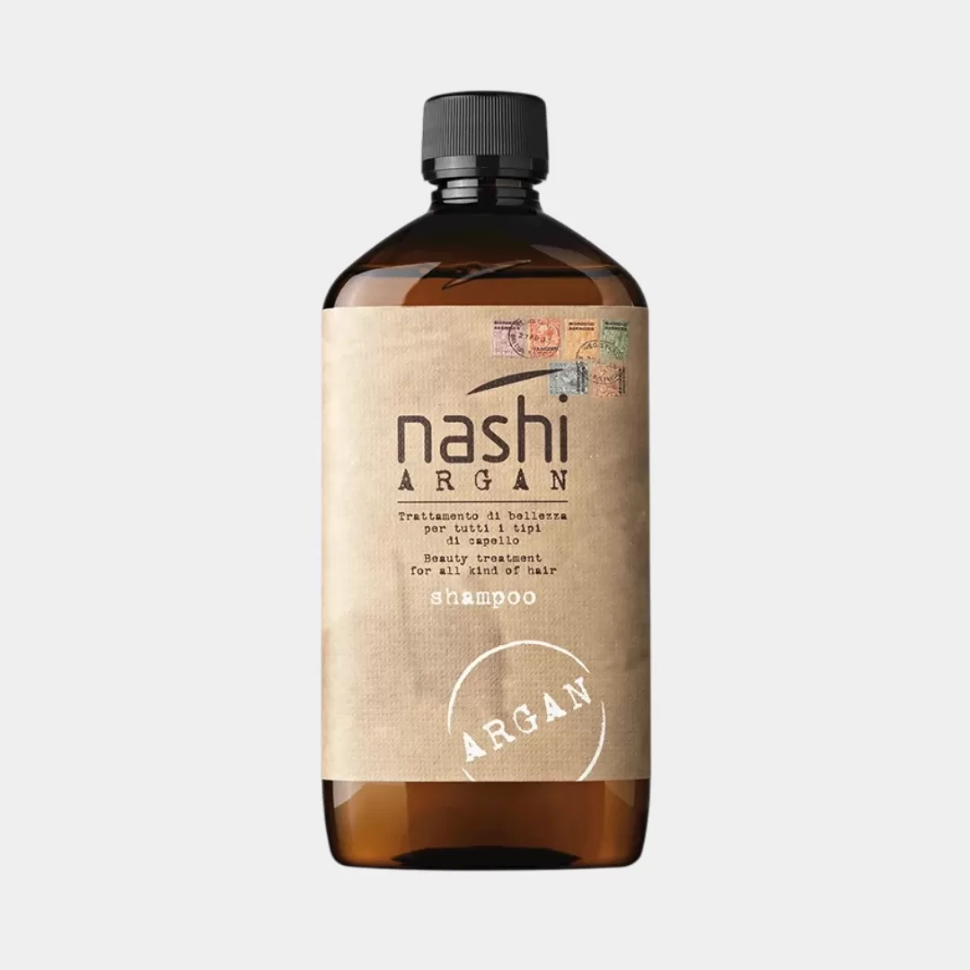 НАБОР ДЛЯ ОЧИЩЕНИЯ ВОЛОС И КОЖИ ГОЛОВЫ ДЛЯ ВСЕХ ТИПОВ ВОЛОС NASHI ARGAN 500 мл