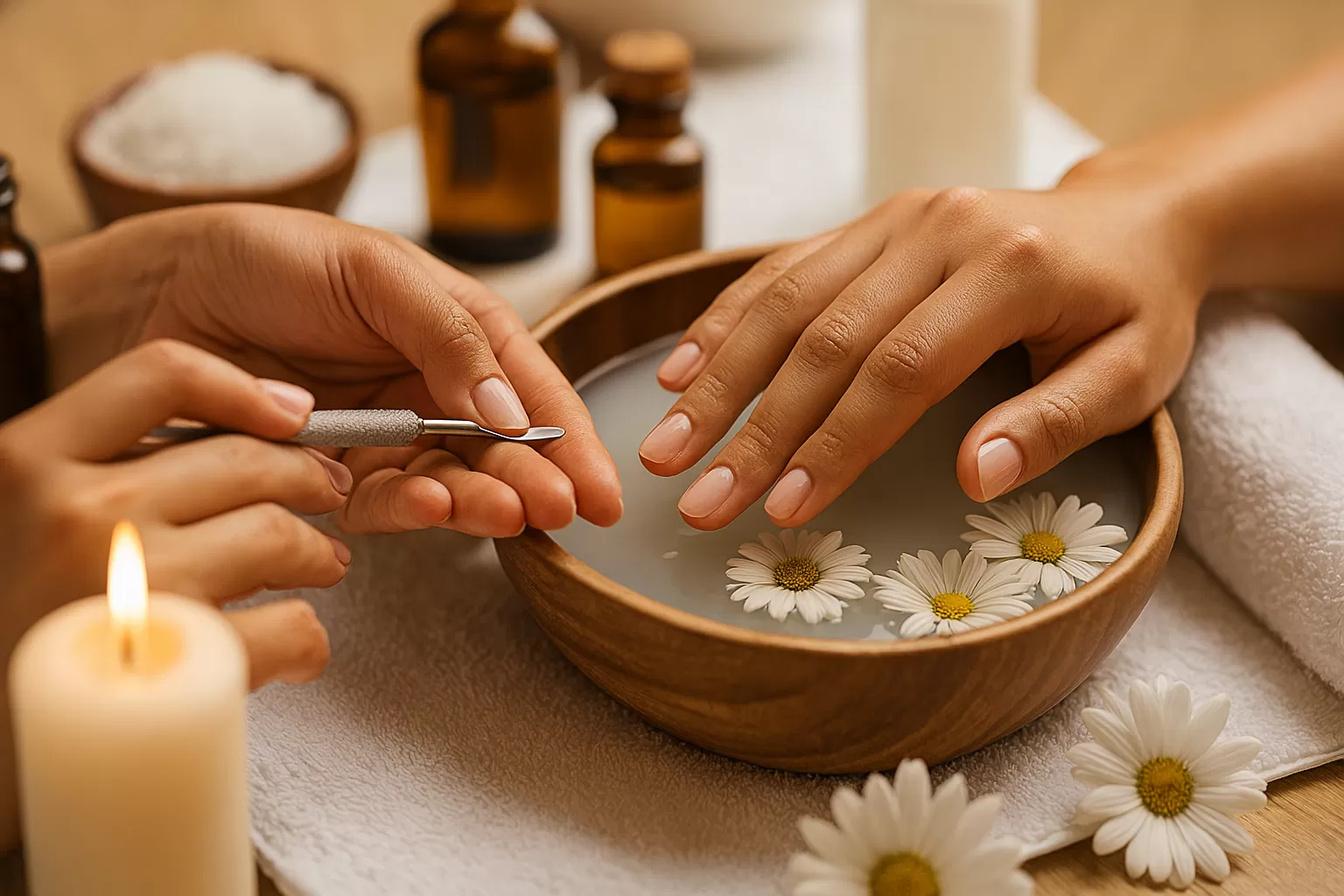SPA-маникюр атравматичный: когда уход становится ритуалом