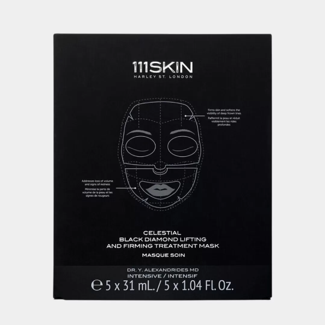 Маска для лифтинга кожи лица, шеи и области декольте 111SKIN Celestial Lifting and Firming Mask 5 шт