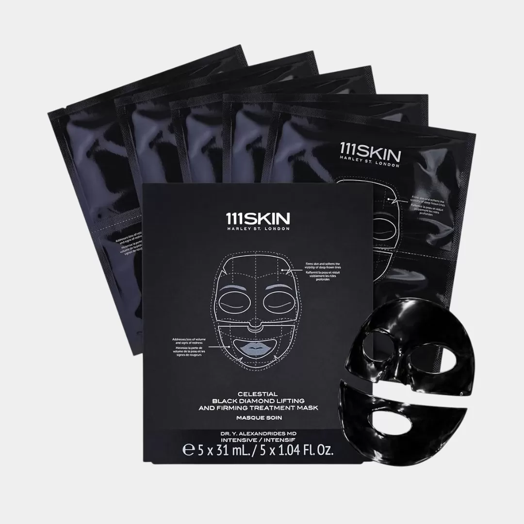 Маска для лифтинга кожи лица, шеи и области декольте 111SKIN Celestial Lifting and Firming Mask 5 шт