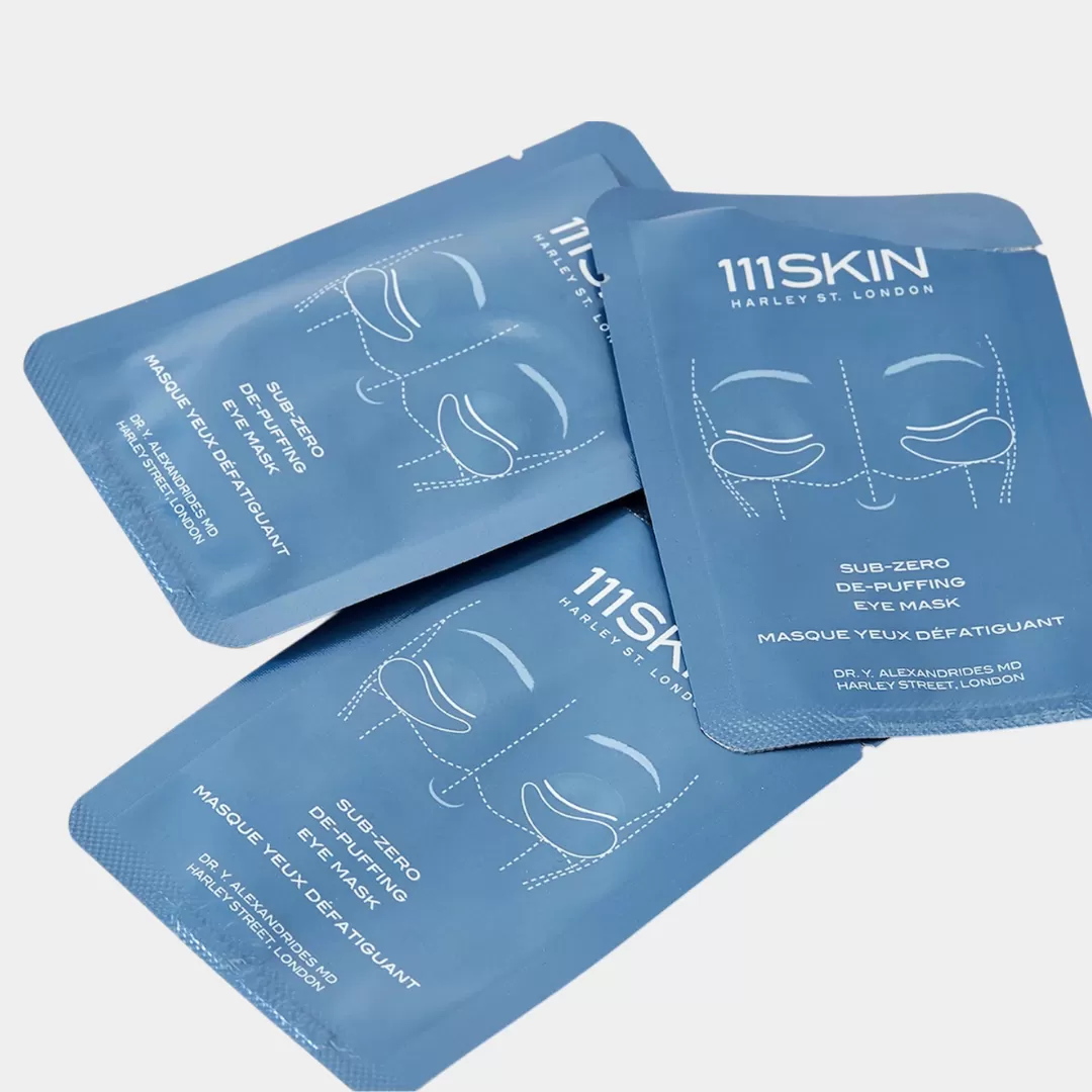 Маска-патчи для глаз с антиотёчным эффектом 111SKIN Sub-Zero De-Puffing Eye Mask 8шт