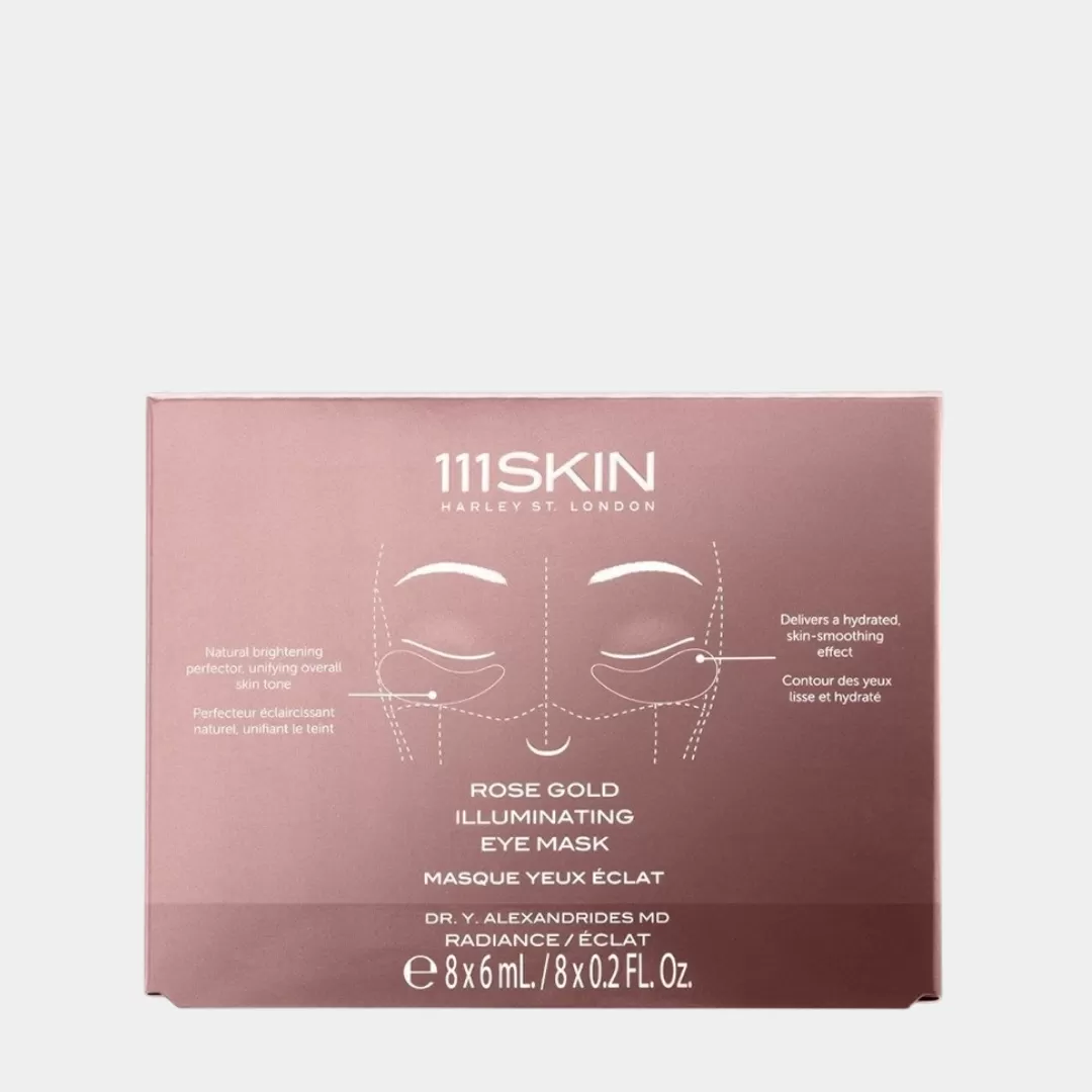 Маска-патчи для глаз с эффектом сияния 111SKIN Rose Gold Illuminating Eye Mask 8шт