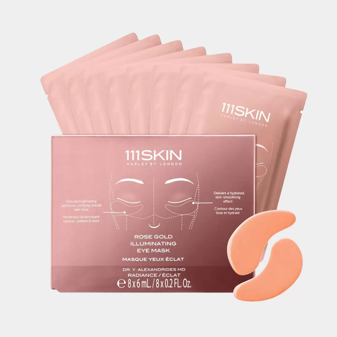Маска-патчи для глаз с эффектом сияния 111SKIN Rose Gold Illuminating Eye Mask 8шт