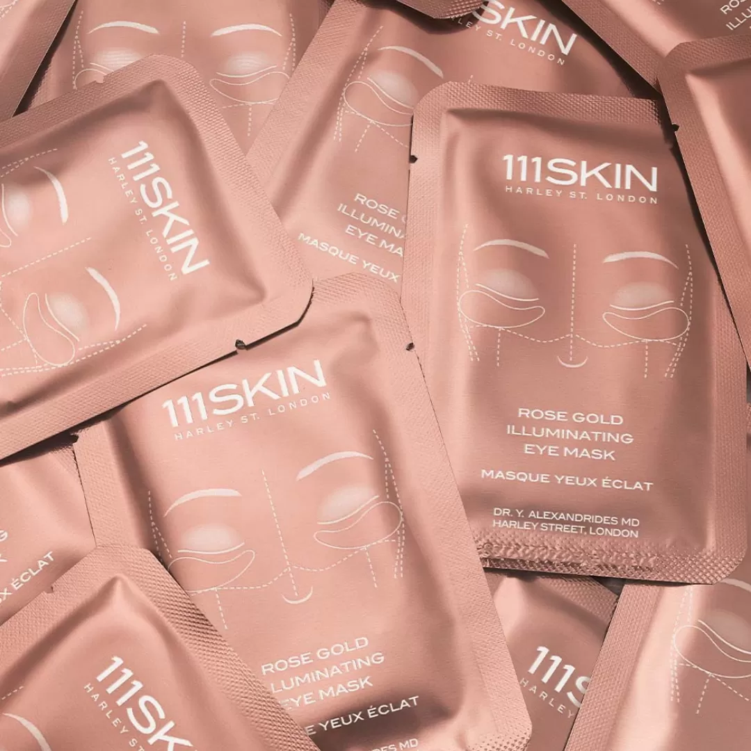Маска-патчи для глаз с эффектом сияния 111SKIN Rose Gold Illuminating Eye Mask 8шт