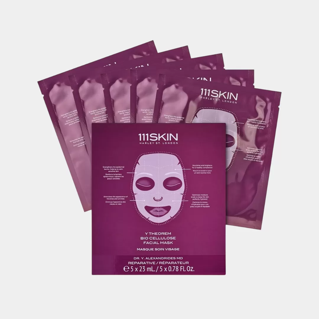 Биоцеллюлозная омолаживающая маска для лица 111SKIN Y Theorem Bio Cellulose Facial Mask 5шт