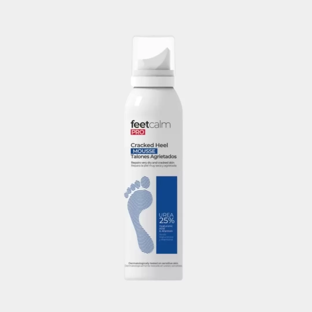 Восстанавливающий мусс против трещин на пятках Feetcalm Cracked Heel Mousse 25% Urea, 300 мл